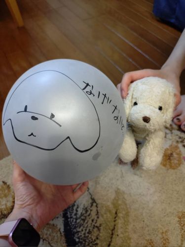 風船投げて欲しくないために主みるの妹みるが書いてくれたみる🐶
みるににてる？？