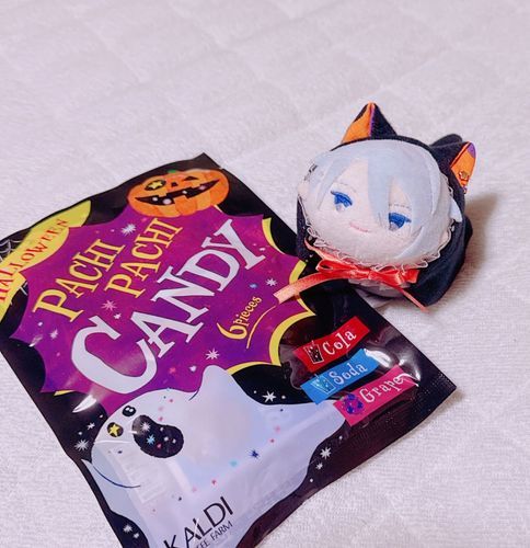 ぱちぱちきゃんでぃたべるかな。はろうぃんがちかづいてきている。ことしのおれはくろねこさんだよ。おかしもってないこには ねこぱんちするかな