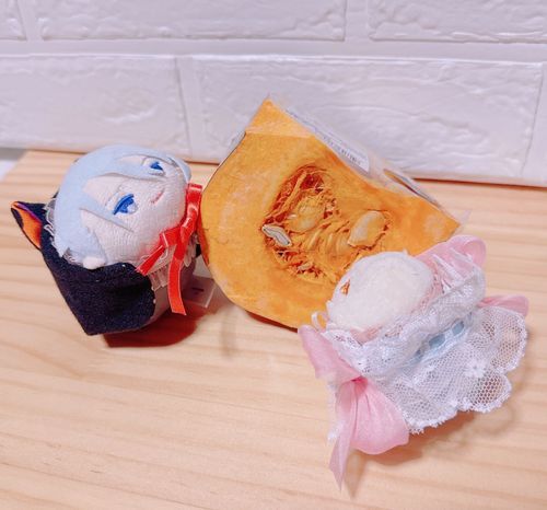 あきのみかくかぼちゃかな。でもじつはなつやさい。なまのかぼちゃは すいかのようなかおりがするよ