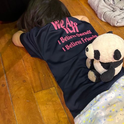 ちびっこが寝てるパン👀🐼
ぼくも、いっしょにおねんねするパン😴