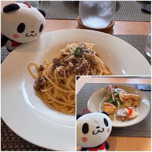 今日はご主人のお友達が遊んでくてたおかげでボクもおいしいものが食べれたですマン🐼♪