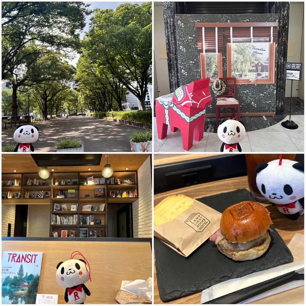 今日はご主人様のスウェーデン展のはしごに付き合ってきたですマン🐼🖼️🇸🇪たくさん歩いて疲れたけど、なかなか見応えがあって楽しかったですマン🌟ぼくの画伯の血が騒いできたですマン👀👨‍🎨🎨