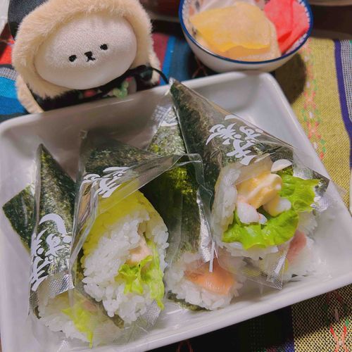 このあと まきまきして たべたよ🐟