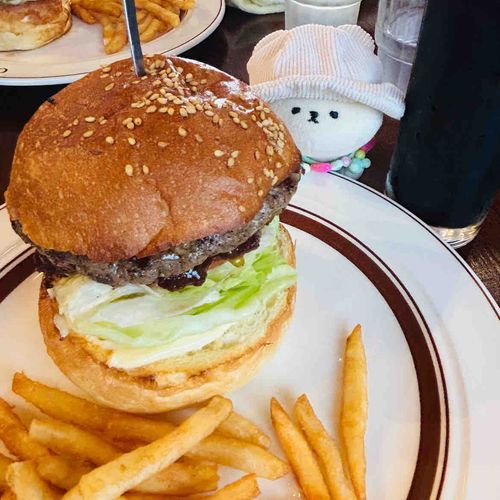 とっても大きくてびっくりしたよ🍔