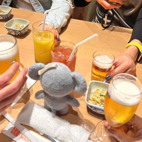 僭越ながらぞうちゃんが乾杯の音頭を取らせて頂くね〜✨️