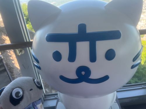 長崎展望台にて。