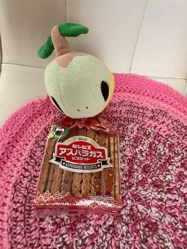 久しぶりにギンビスのアスパラ！
たまに食べたくなるよね〜