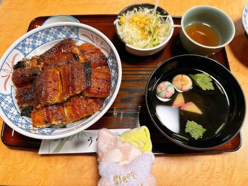 新年明けましておめでとうございます🎍

美味しいうなぎを食べたら眠くなっちゃった〜

今年もよろしくお願いします！