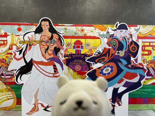池袋のアニメイトでモノノ怪の展示やってた。