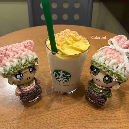 🥲しゅーくりーむみたいなあじがするふらぺちのです！
😮とても…あまいぞ！