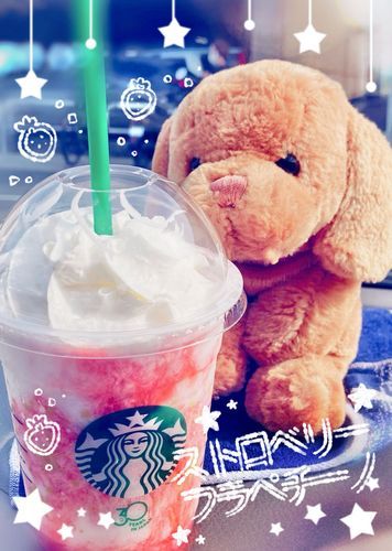 ストロベリーふらぺちーの🍓
おいしい‼️‼️‼️‼️