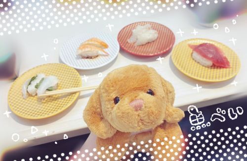 魚べい　行ってきたのだ🍣🍣
おすし　うまし‼️‼️ここ　プリンも　おいしいのだ！🍮