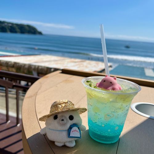またえのすいきたよ〜
メンダコさんのソーダかわいい。