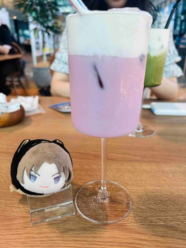 きゅーはくのコラボドリンクだ！
