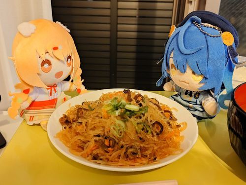 みんなでビーフン食べました🍝