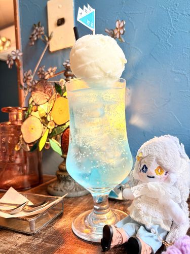 「美味しそうなクリームソーダ...✨️｣