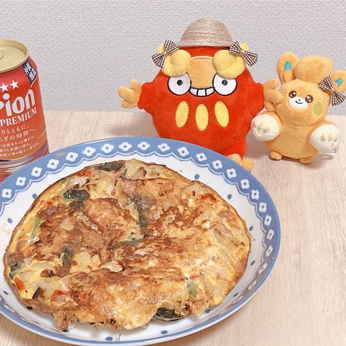 オムレツ作った✨