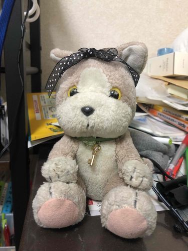 にゃお(みけ) といいます。
ねこのぬいぐるみです。

よろしくー。