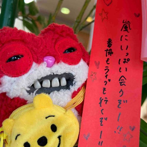 たんざく ってやつに おねがいしたらしい