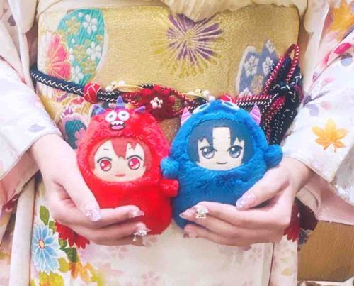 帯締めは私たちの色にしたそうです