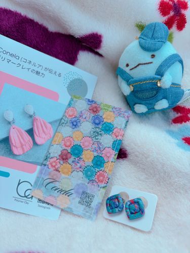 ハンドメイドのお店でかわいいイヤリング見つけちゃった🩵
これつけてお出かけしたいな☺️