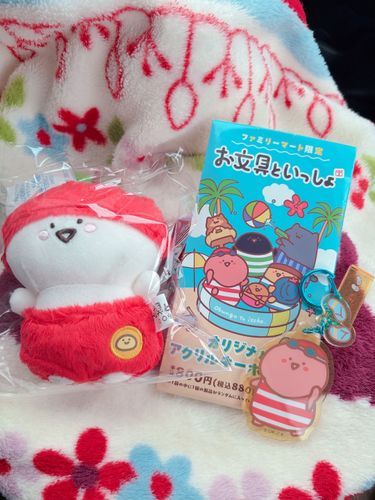 3店舗目にしてやっと、ファミマのお文具さんお迎えできたー🥹🍎🌞