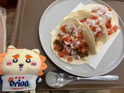 念願だったタコス食べれて満足😋🌮
