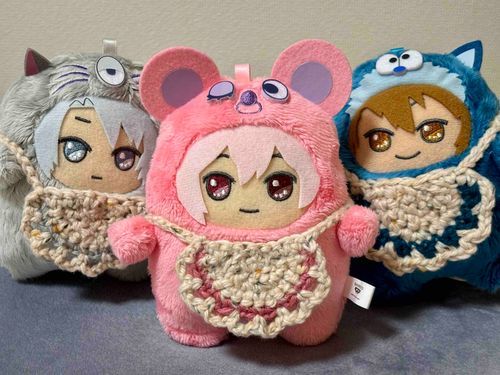 貰ったスタイ似合うね！