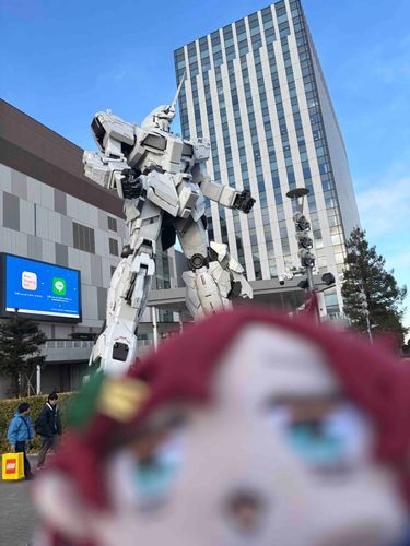 ユニコーンガンダムさんに会ってきたもちよぉ✨✨