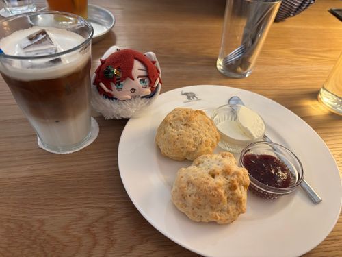 那須のオシャレなカフェSHOZOさんに行った時のお写真もちよぉ✨✨
スコーン美味しかったもち😋