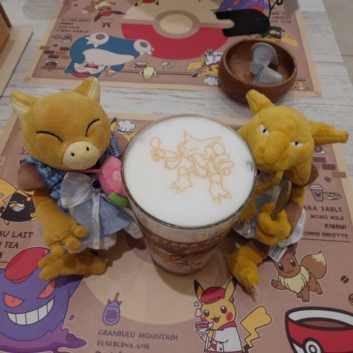 フーディンのラテ☕️✨