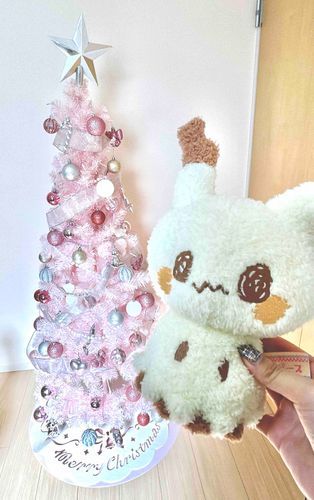 クリスマスツリーが完成したよ！
いっぱいお手伝いしたんだ！💕はやくサンタさんに会いたいなあ❤️❤️