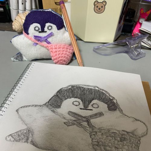 自画像だね、はんちょー