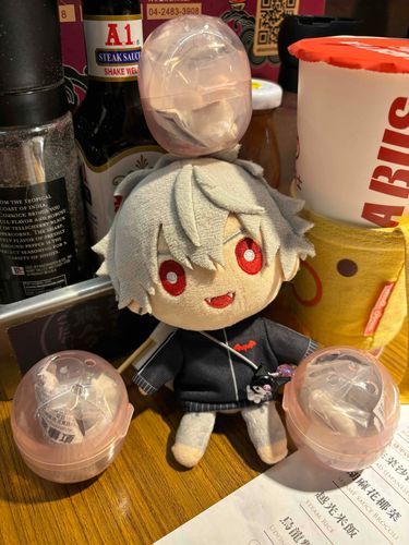 ガチャ大失敗のカイヌシを笑ってるズハぬいです。
三つとも中身は同じです。
🥲