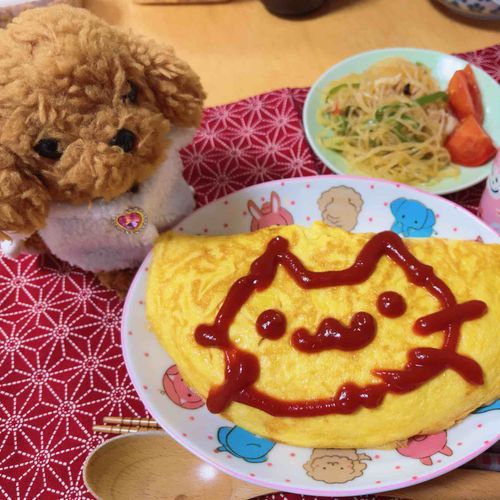 ひさびさ　の　ままの　おてせい　おむ　だよ
にゃんにゃん　も　いるねえ
