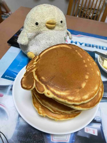ホットケーキだっぴー！☺️🐣