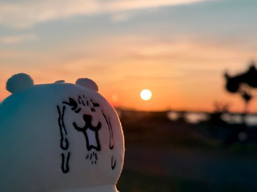 夕焼けが綺麗だったよ