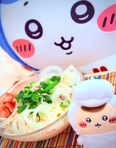 くりまんじゅうシェフの本日のランチ冷やし豆乳坦々そうめん〜半田そうめんってほぼパスタじゃん〜