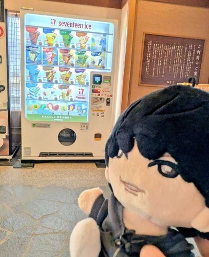 どうもほくぬいです。

主、最近ずっとセブンティーンアイスが食べたいって騒いでたんですよね。自販機見つけたからウキウキで買ってました。主抹茶が好きだから抹茶にするのかなと思っていたらこの日はチョコミントでした、まだまだ主の解像度が低いらしい。皆さんはどんなフレーバーのアイスが好きですか？

ほくぬい🦅