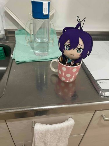 ばたあさんがおさらあらいするみたいだったので ちかくでみてようとおもったら、こっぷにはいらないで！っておこられましたぁ…