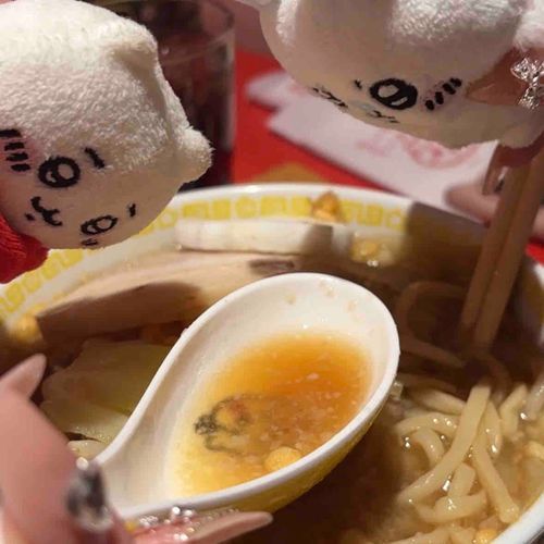 お友達のモモンガとちいかわ郎🍜♡
