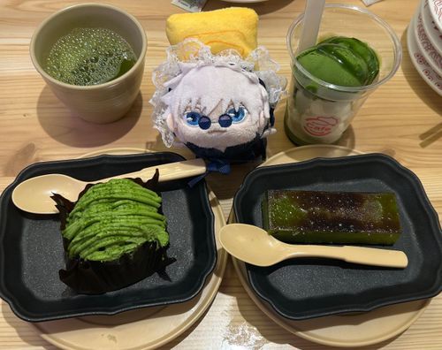 スシローに行ったね
抹茶づくしで甘くて美味しかったね