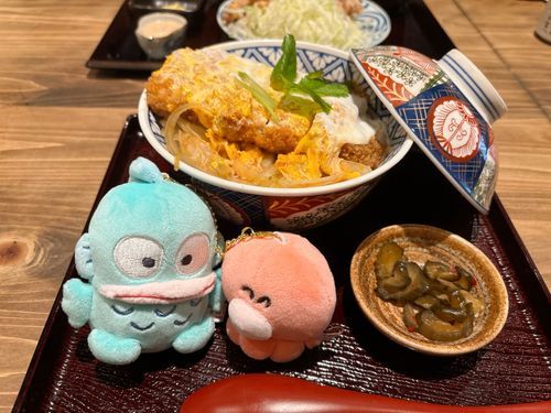 カツ丼おいし〜〜❣️❣️