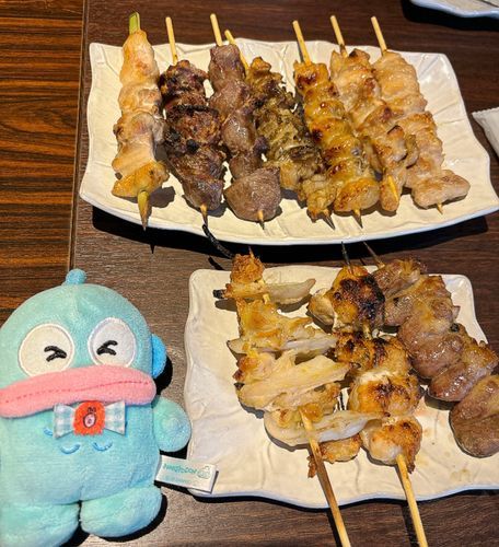 焼き鳥屋さんにきたよ❣️どれも美味しかったぁ〜また行きたいな！