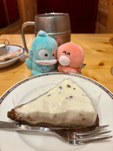 コメダ珈琲にきたよ❣️このケーキずっっっと食べたかったんだよね♡
とってもおいしい😋