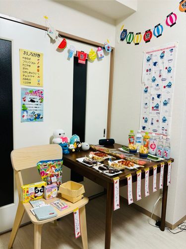 今年もおうち縁日したよ〜〜❣️❣️
楽しい！！おいしいものたっくさん❤️
