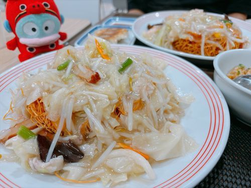 皿うどん❣️❣️美味しかったなぁ〜