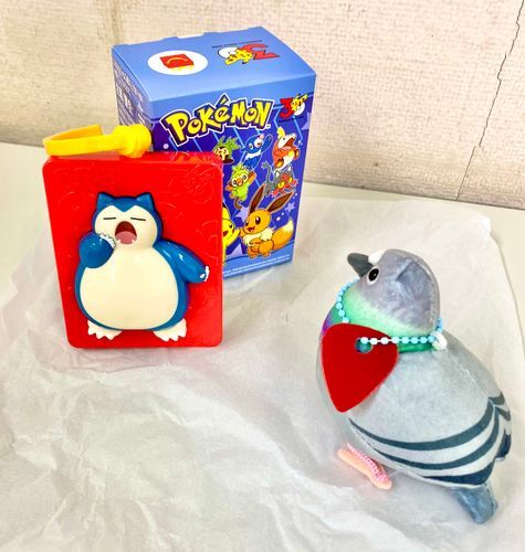 ﾎﾟﾎﾟｩ❗️ﾎﾟｩケモンのハッピーセットを頼んだらカビゴンのネームタグが当たったっﾎﾟｩ❣️