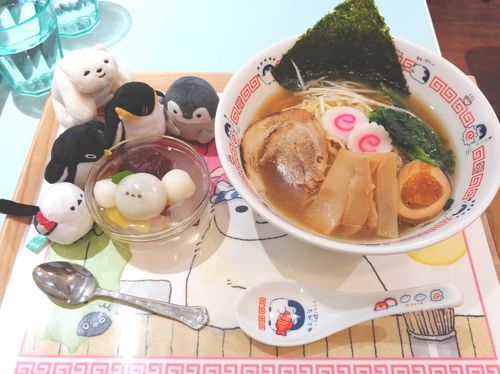 ラーメンシロクマ家のラーメンセット