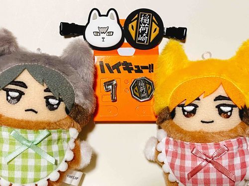 ヘアクリップとピンバッジ